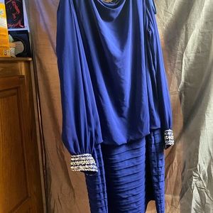 Betsy & adam royal blue with rhinestone diamonds!